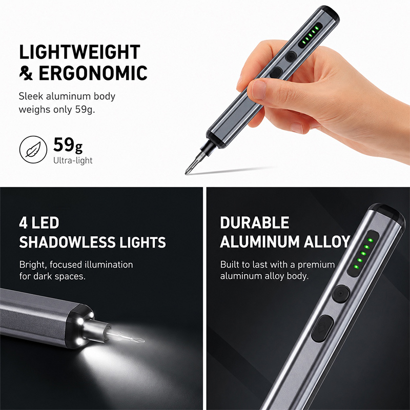 68 in 1 Precision Electric Scr - огляд і ціна Electric Screwdriver Rechargeable Usb
