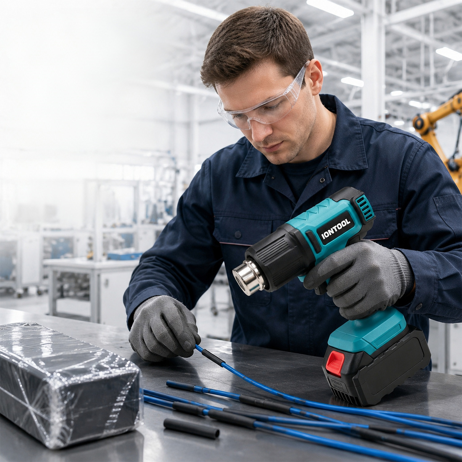 IONTOOL 550℃ Adjustable Temper - огляд і ціна Cordless Heat Gun For Shrink Tubing