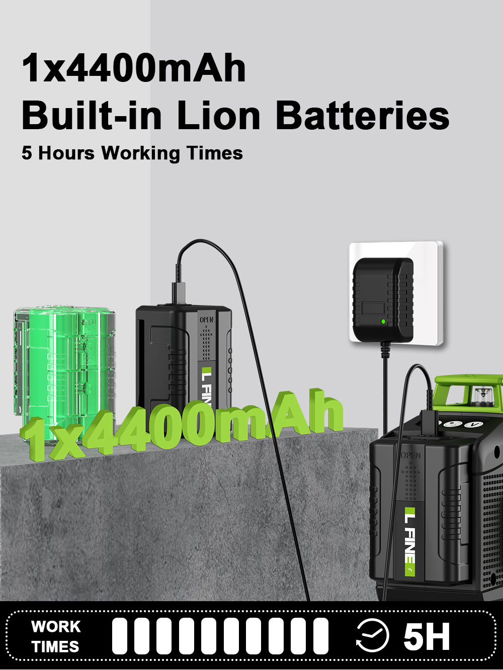 LFINE 4D  16 Lines 360 Self-le - огляд і ціна Laser Level 16 Lines 4D Green
