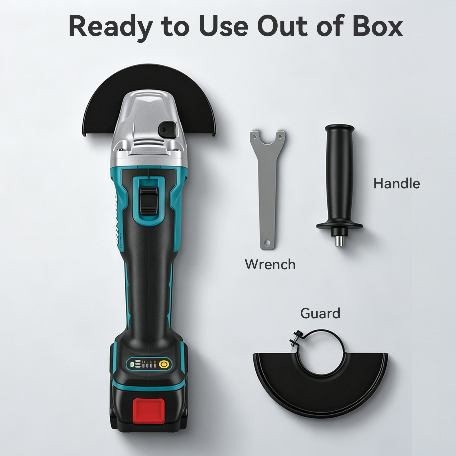 IONTOOL 18V Brushless Angle Gr - огляд і ціна Brushless Angle Grinder Battery Powered