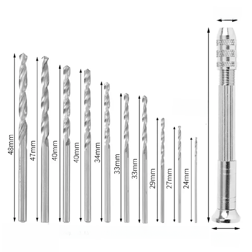 0.8-3.0mm Mini Hand Drill Wood - огляд і ціна Hand Tools