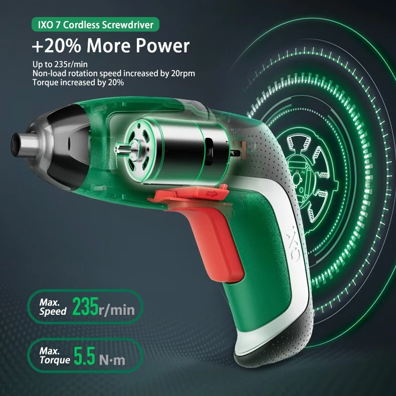 Bosch IXO7 Multi-Function Powe - огляд і ціна Electric Screwdriver Rechargeable Usb
