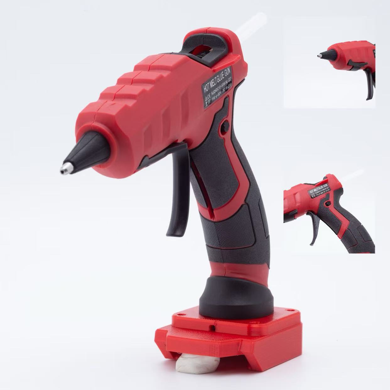 Hot Glue Gun 60W 7mm Cordless  - огляд і ціна Hot Melt Glue Gun Cordless