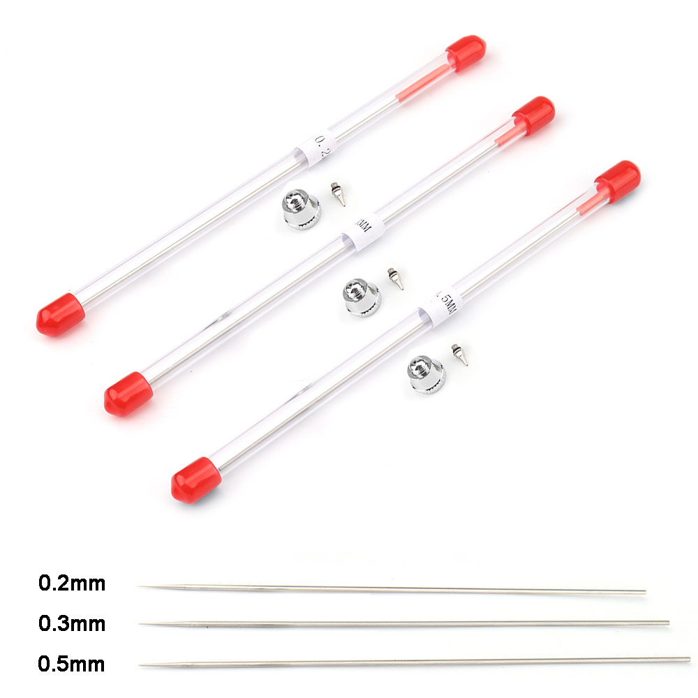 0.2/0.3/0.5MM Airbrush Nozzle  - огляд і ціна Airbrush Kit With Mini Compressor