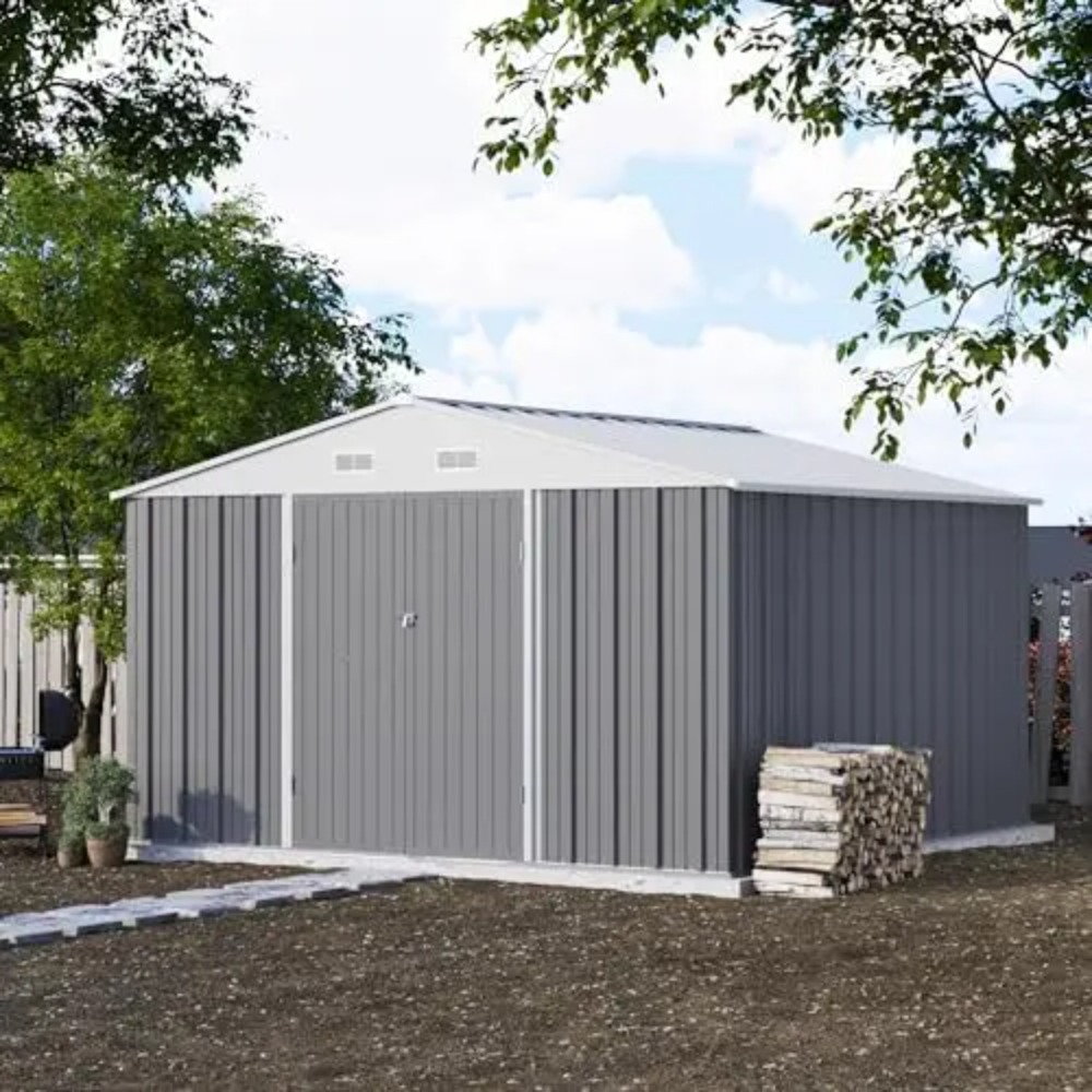 10x10 FT Metal Storage Shed, B - огляд і ціна Garden Tools