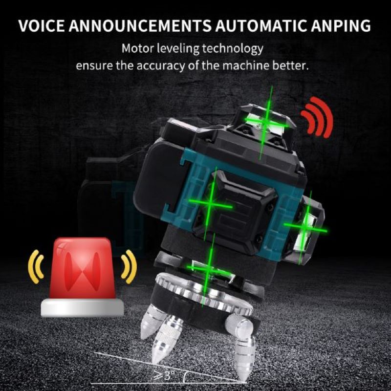 Digital 16 Line 4d Green Whole - огляд і ціна Laser Level 16 Lines 4D Green