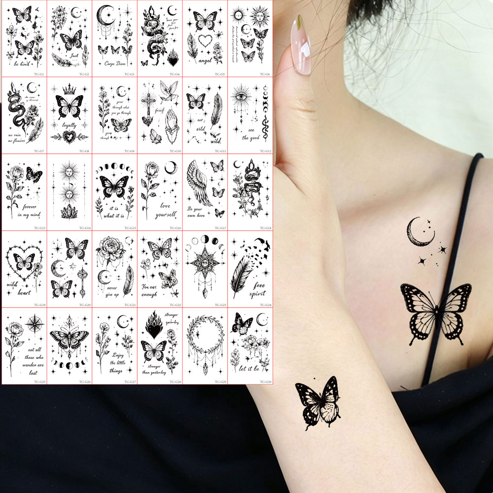 30pcs Butterfly Waterproof Tat - огляд і ціна Hand Tools
