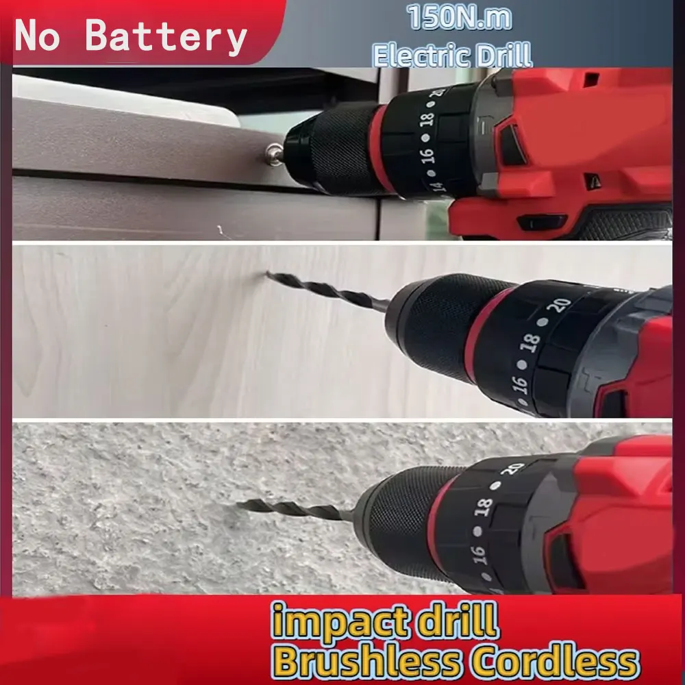 Small Electric Brushless Impac - огляд і ціна Brushless Cordless Electric Drill 18V