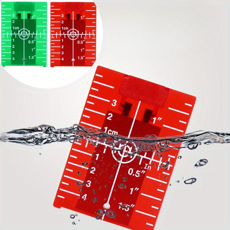 1PCS Inch Cm Laser Target Card - огляд і ціна Laser Level 16 Lines 4D Green