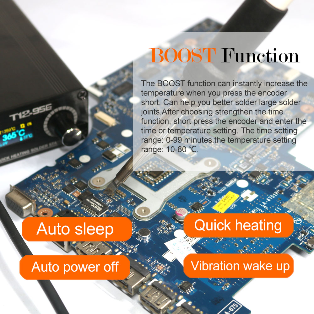 QUECOO T12-956 Soldering Digit - огляд і ціна Digital Soldering Station T12