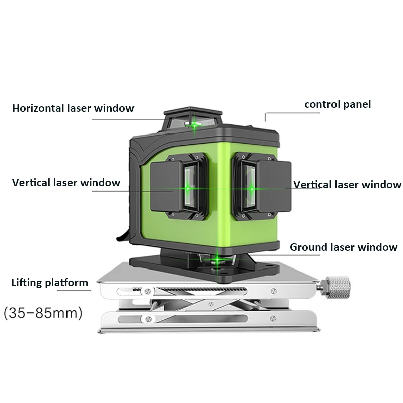 Green Laser Diode 16 Lines 4D  - огляд і ціна Laser Level 16 Lines 4D Green