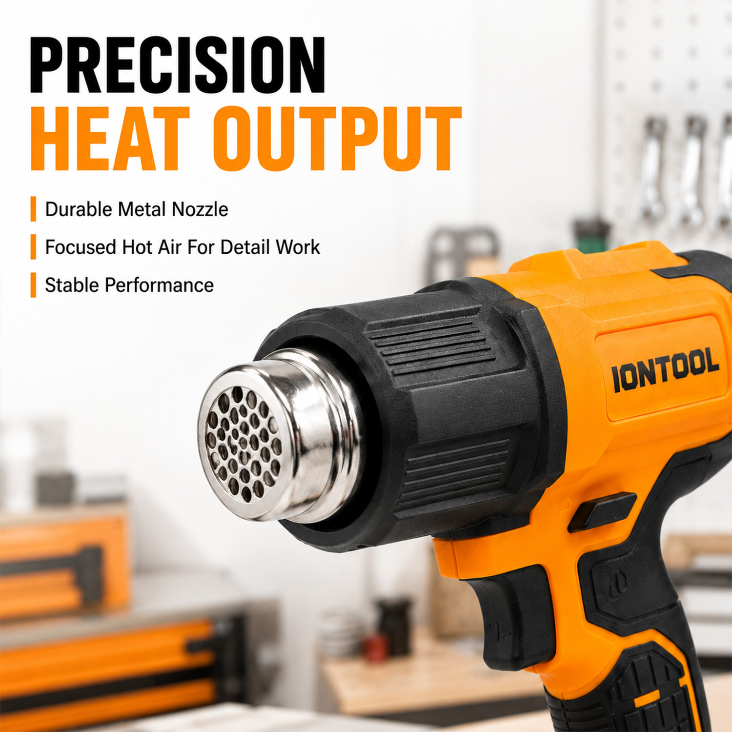 IONTOOL Cordless Heat Gun 550℃ - огляд і ціна Cordless Heat Gun For Shrink Tubing
