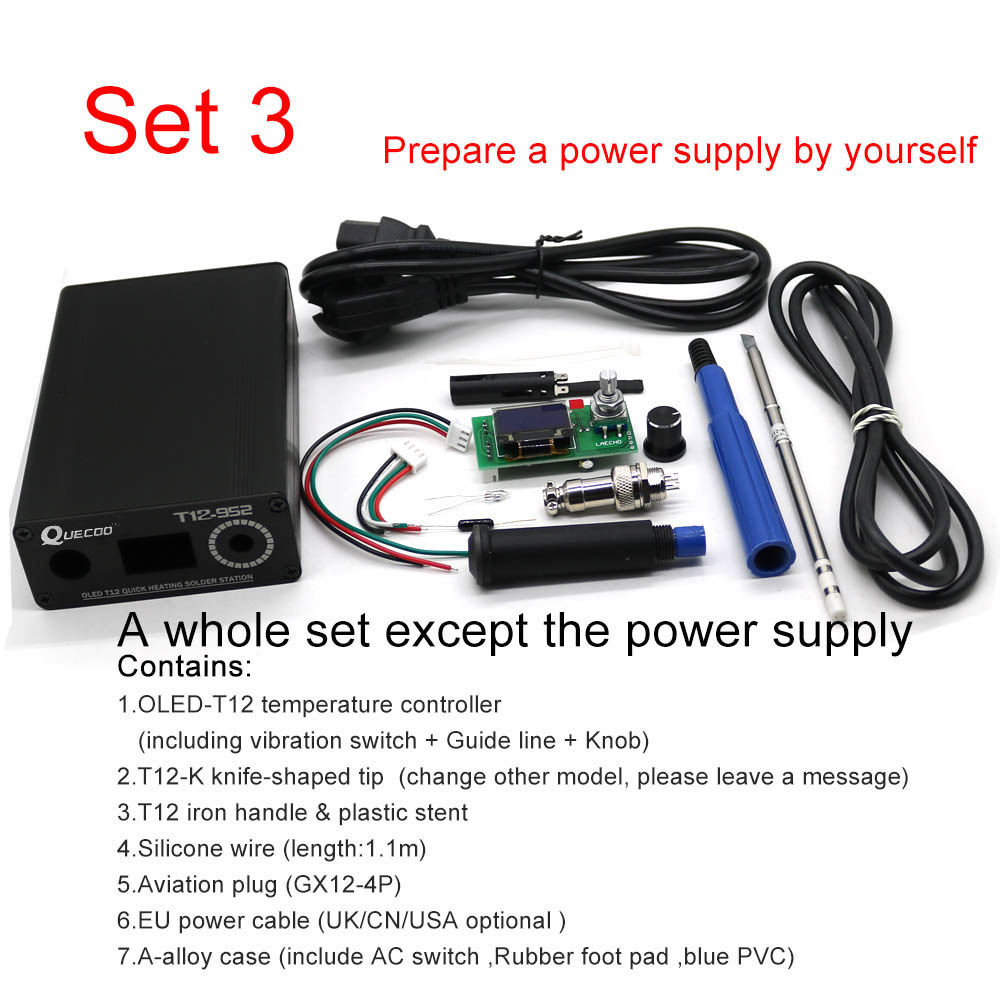 T12 STC-OLED soldering Station - огляд і ціна Digital Soldering Station T12