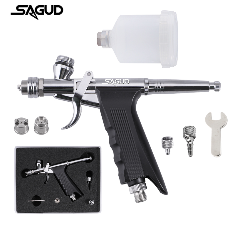 Gravity-Feed Airbrush Dual-Act - огляд і ціна Airbrush Kit With Mini Compressor