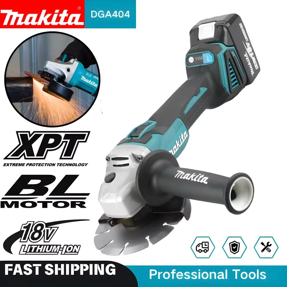 Makita DGA404 125mm Brushless  - огляд і ціна Brushless Angle Grinder Battery Powered