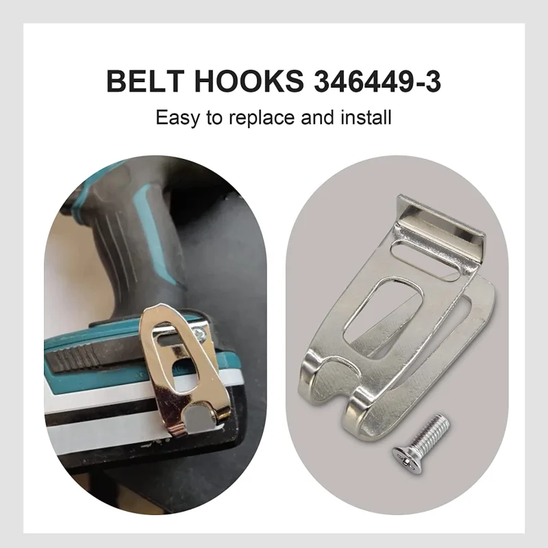 Belt Clip Hook With Screw For  - огляд і ціна Brushless Cordless Electric Drill 18V