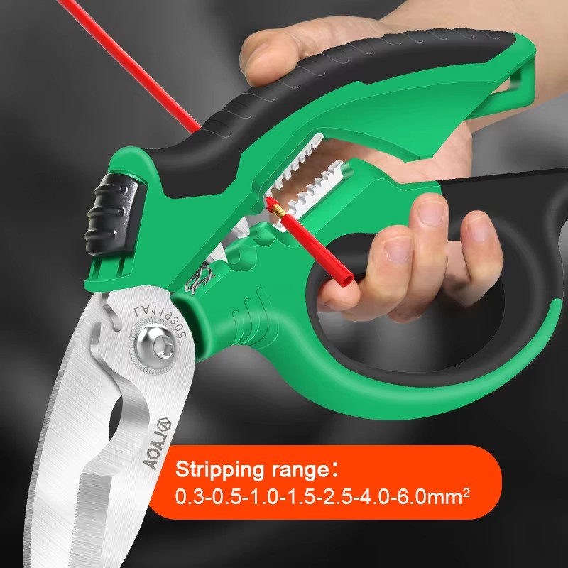 LAOA Electrician Scissors 6/7/ - огляд і ціна Automatic Wire Stripper Cutter