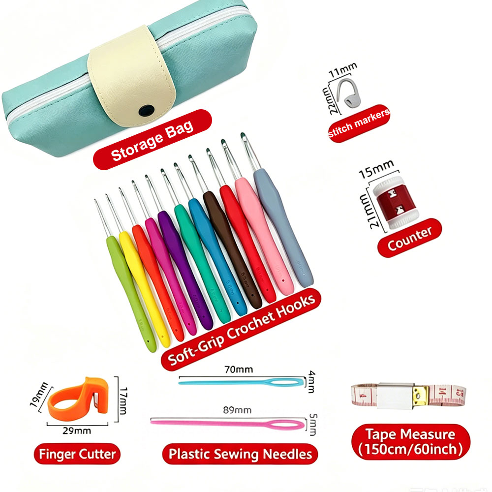 37pcs Crochet Hooks Kits with  - огляд і ціна Hardware
