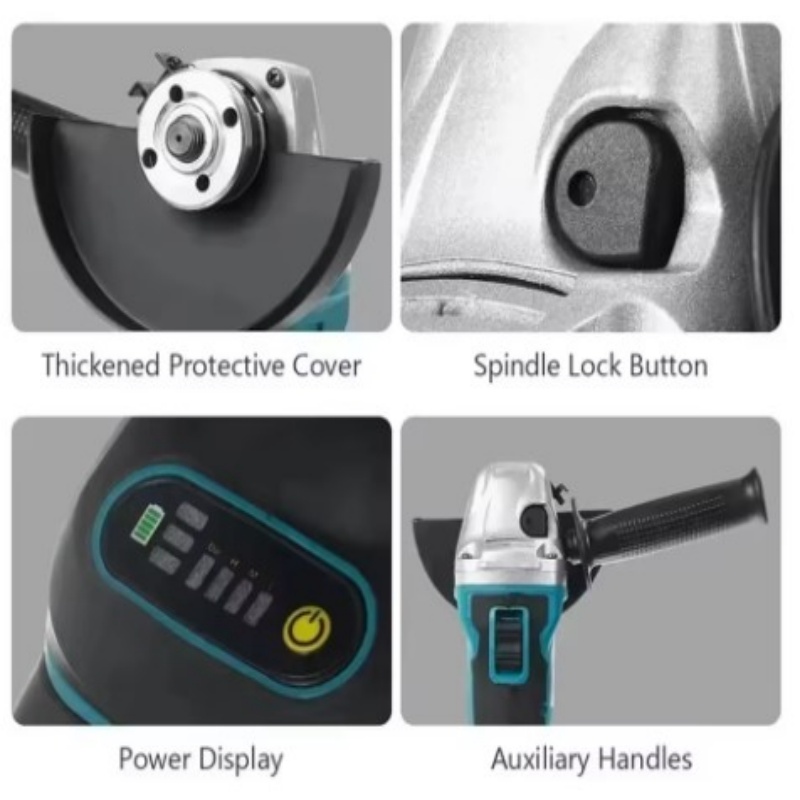 Makita DGA404 Brushless Electr - огляд і ціна Brushless Angle Grinder Battery Powered