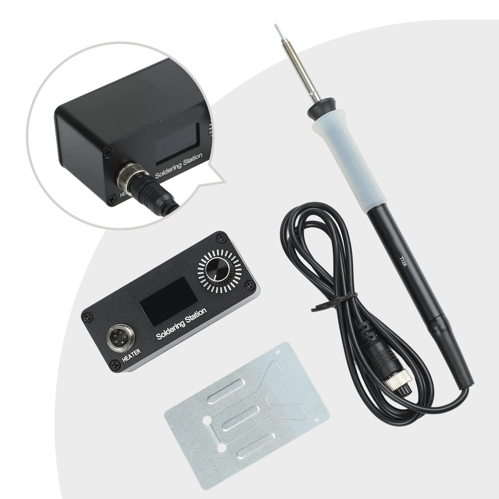 T12 Adjustable Temperature Sol - огляд і ціна Digital Soldering Station T12