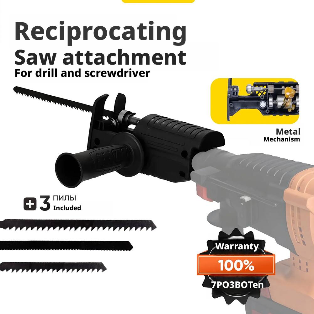 Electric Drill to Reciprocatin - огляд і ціна Reciprocating Saw Attachment Drill