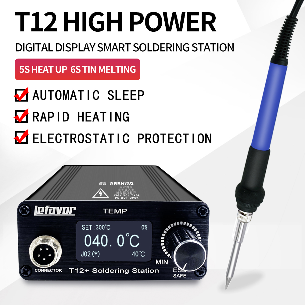 T12+ Soldering Station Solderi - огляд і ціна Digital Soldering Station T12
